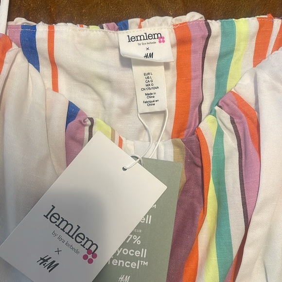 Lemlem x H&M multicolored cropped tank - Picture 4 of 5